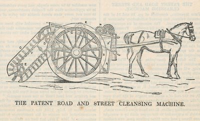 La machine brevetée de nettoyage des routes et des rues - English School