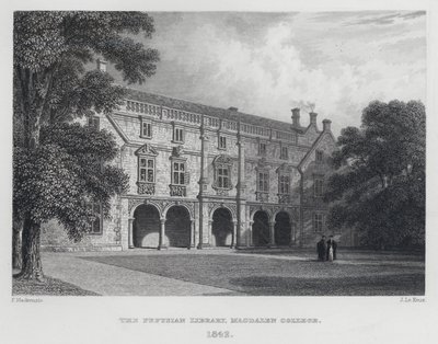 La Bibliothèque Pepysian, Magdalen College, 1842 - English School