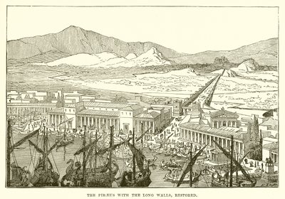 Le Pirée avec les longs murs, restauré - English School