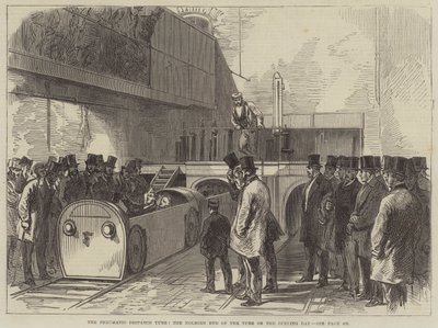 Le tube de transmission pneumatique, l