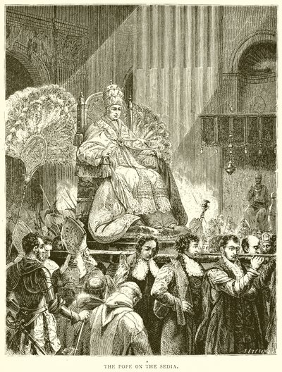 Le Pape sur la Sedia - English School