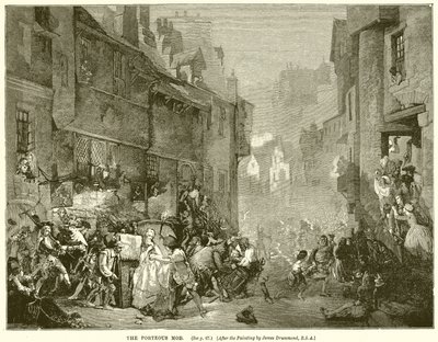 La foule de Porteous - English School