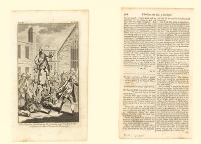 Le Premier Ministre Distribuant les Pains et les Poissons aux Ouvriers de sa Vigne, 9 mai 1772 - English School
