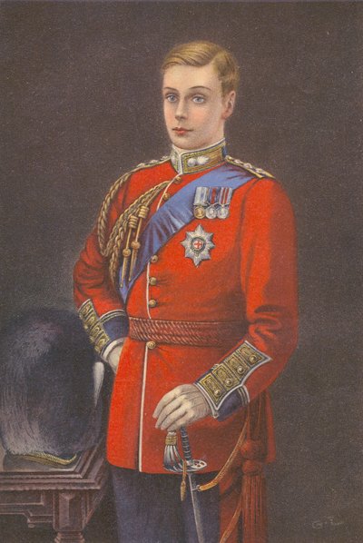 Le prince de Galles en uniforme des Grenadier Guards - English School