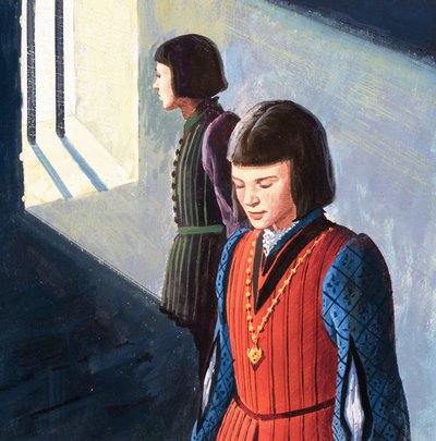 Les Princes dans la Tour, y compris le roi Édouard V - English School