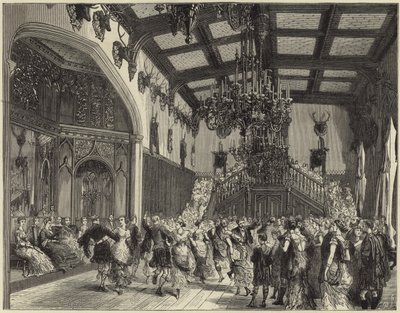 La Reine à Balmoral - English School
