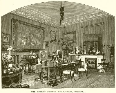 Le salon privé de la reine, Osborne - English School