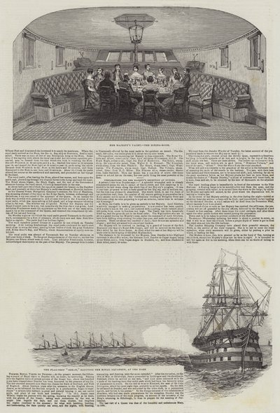 La deuxième visite de la reine en Écosse (gravure) - English School