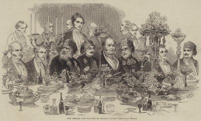 Le banquet du Reform Club pour Ibrahim Pacha - English School