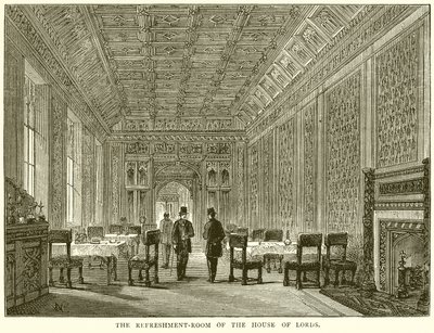 Salle de rafraîchissement de la Chambre des Lords - English School
