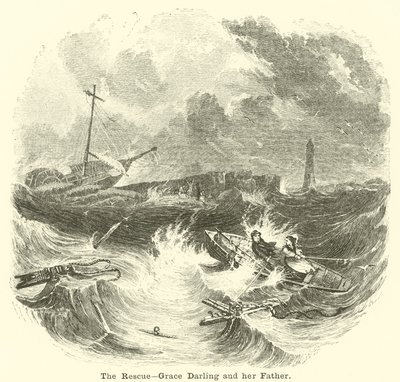 Le sauvetage, Grace Darling et son père - English School