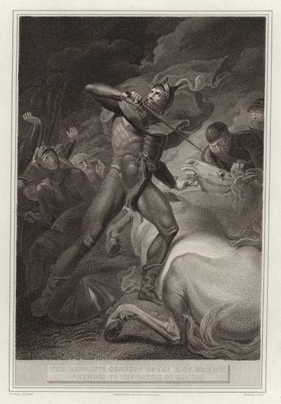 La conduite résolue du comte de Warwick avant la bataille de Touton - English School
