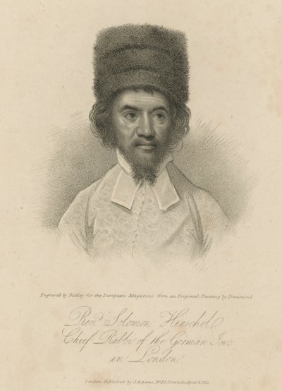 Le Révérend Solomon Hirschel, Grand Rabbin des Auberges Allemandes à Londres - English School