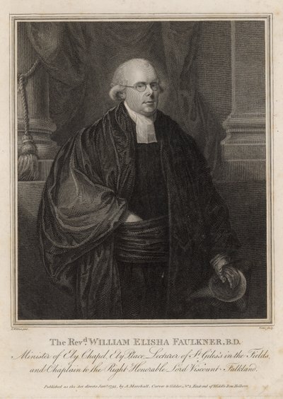 Le révérend William Elisha Faulkner, ministre de la chapelle d