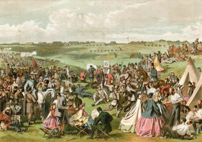 Le concours de tir, Wimbledon, 1864 - English School