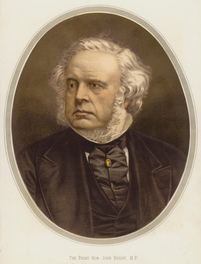 Le très honorable John Bright, MP - English School