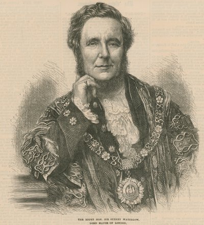 Le Très Honorable Sir Sydney Waterlow, Lord Maire de Londres - English School