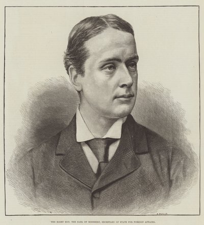 Le très honorable comte de Rosebery, secrétaire d