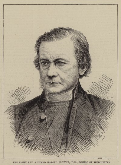 Le très révérend Edward Harold Browne, DD, évêque de Winchester - English School