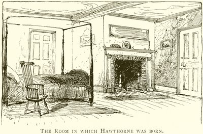 La chambre où est né Hawthorne - English School