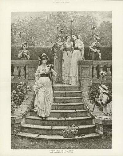 La reine des roses - English School