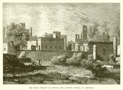Le palais royal à Gondar, l