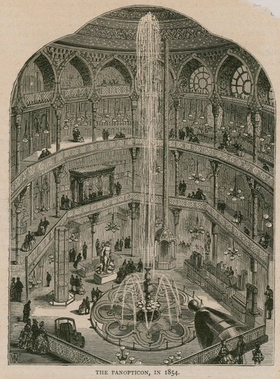 Le Royal Panopticon des sciences et des arts, Leicester Square, Londres - English School