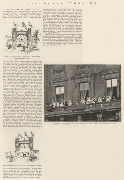 Le mariage royal (gravure) - English School