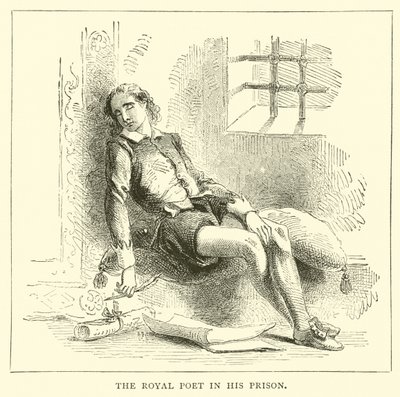 Le poète royal dans sa prison - English School