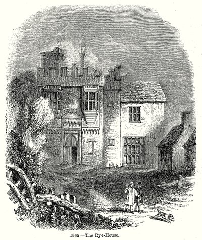 La maison du seigle (gravure) - English School