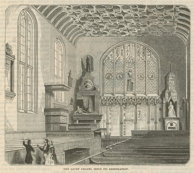 La Chapelle du Savoy depuis sa restauration - English School