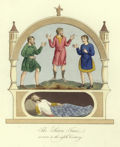 La tunique saxonne portée au 8ème siècle - English School
