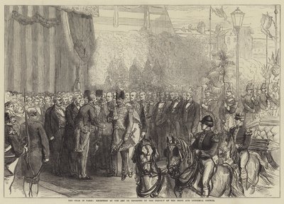 Le Shah à Paris, réception à l