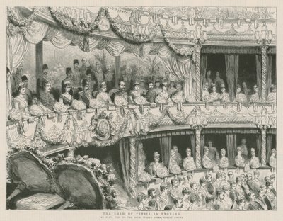 Le Shah de Perse en Angleterre ; La visite d