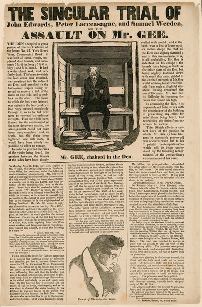 Le procès singulier pour l