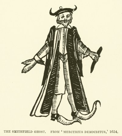 Le fantôme de Smithfield, de Mercurius Democritus - English School
