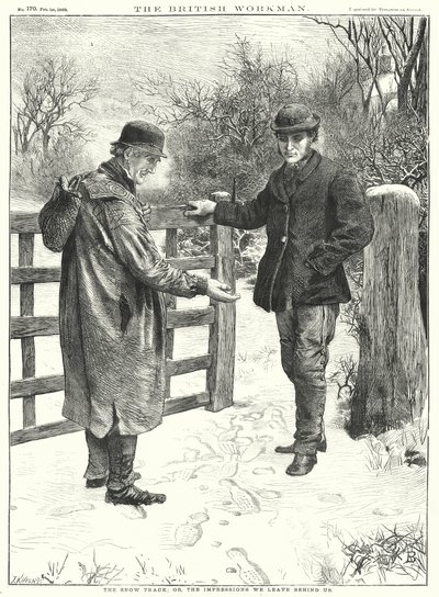 La Trace de Neige; ou, les Impressions que nous laissons derrière nous - English School