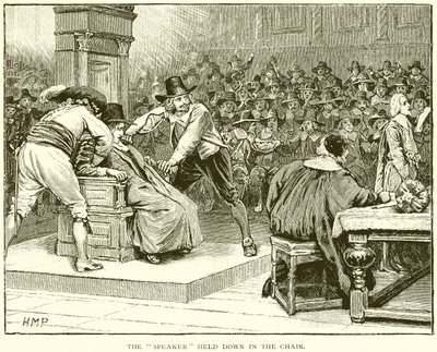 Le Président maintenu dans le fauteuil - English School