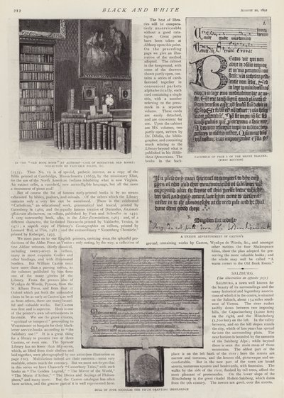 La bibliothèque Spencer à Althorp House, Northamptonshire, siège du comte Spencer - English School