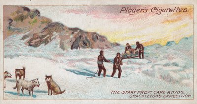 Le Départ du Cap Royds, Expédition de Shackleton - English School