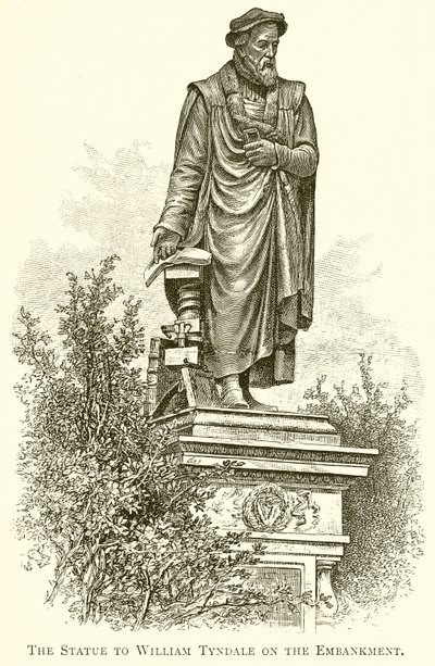 La statue de William Tyndale sur l