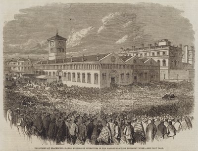 La grève à Blackburn, grande réunion d