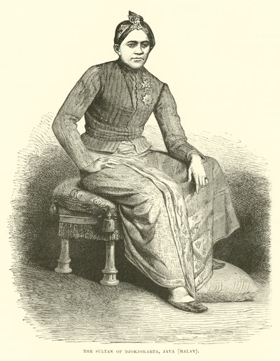 Le Sultan de Djokjokarta, Java, Malais - English School