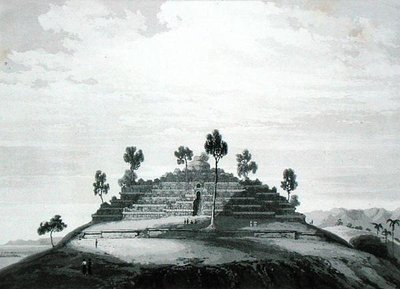 Le temple de Boro Bodo dans le district de Boro à Kedu, de 