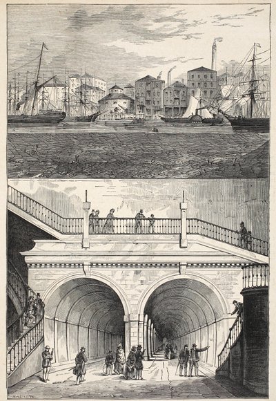 Le tunnel de la Tamise (tel qu