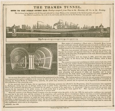 Le tunnel de la Tamise, ouvert au public tous les jours - English School