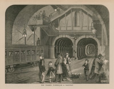 Le tunnel de la Tamise en tant que chemin de fer - English School