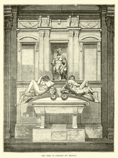 Le tombeau de Lorenzo de Médicis - English School