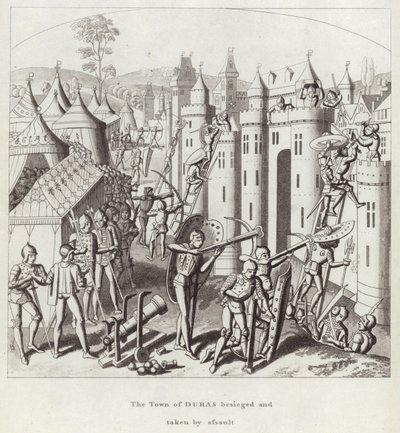 La ville de Duras assiégée et prise d