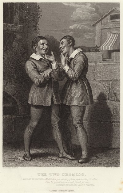 Les deux Dromios, La Comédie des erreurs, Acte V, Scène I - English School